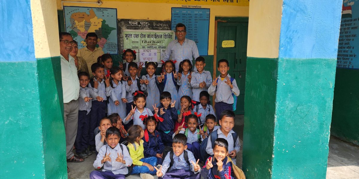 Bringing Smiles to Rural India: A Journey of Hope with the Himdent Foundation at GPS Thatyur