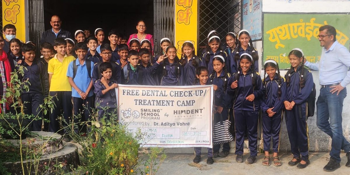 HIMDENT FOUNDATION Conducts Two-Day Dental Health Camp in JHS and GIC Dwara